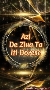 Felicitare video personalizata cu elemente AURII FELA72