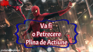 Invitatie Spiderman cod SP07 - Img 3