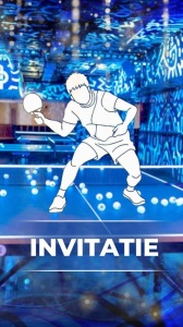 Invitatie video la petreceri aniversare cu tematica Tenis de masa Ping Pong cod TT05