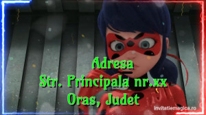 Invitatie Video Miraculous Buburuza si Motan Noir cod MIR10 - Img 6
