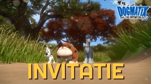 Invitatie video personalizata cu tematica DOGMATIX cod DOX03