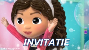 Invitatie video personalizata cu tematica Gabby’s Dollhouse cod GDH06