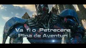 Invitatie video personalizata cu tematica Transformers, roboti cod TRA08