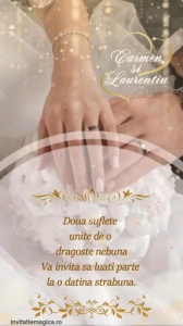 Invitatie video personalizata pentru Nunta cod NUN70