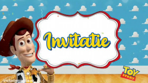 Invitatie Video tematica Toy Story cod TS02