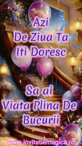 Felicitare Video cu tematica pentru FETE cod FELF14