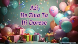 Felicitare Video cu tematica pentru FETE cod FELF34