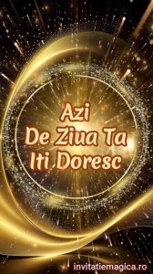 Felicitare video personalizata cu elemente AURII FELA43