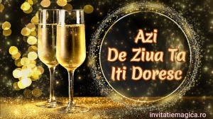 Felicitare video personalizata cu elemente AURII FELA83