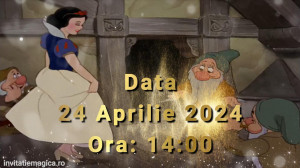 Invitatie Alba ca Zapada si cei sapte pitici cod AZ07 - Img 5