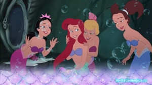 Invitatie Video Mica Sirena Ariel cod MS05 - Img 6