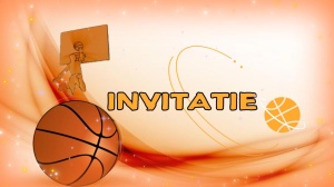 Invitatie video personalizata cu tematica Baschet, Basketball cod BAS01