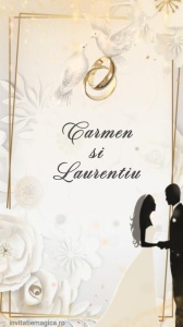 Invitatie video personalizata pentru Nunta cod NUN12