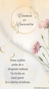 Invitatie video personalizata pentru Nunta cod NUN21