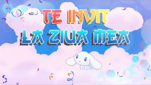 Invitatie Video tematica Cinnamoroll cod CINN01 - Img 3