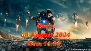 Invitatie Video tematica IronMan cod IRO03 - Img 5