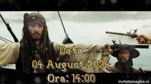 Invitatie Video tematica Pirati din Caraibe cod PIR02 - Img 6