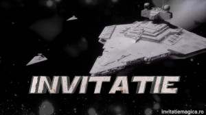 Invitatie Video tematica Star Wars cod STAR01