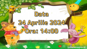 Invitatie Video tematica Winnie the Pooh cod WIN03 - Img 5