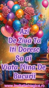 Felicitare Video cu tematica pentru FETE cod FELF15