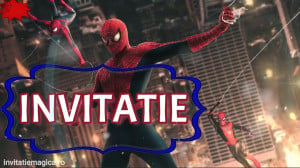 Invitatie Spiderman cod SP07