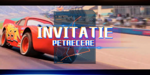 Invitatie Video Cars, Fulger McQeen cod CA01