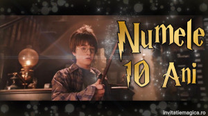Invitatie video cu tematica Harry Potter Magie cod HP02