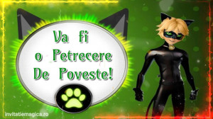 Invitatie Video Miraculous Buburuza si Motan Noir cod MIR04 - Img 3