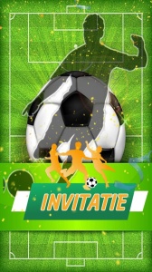Invitatie video pentru aniversari petreceri cu tematica fotbal FB16