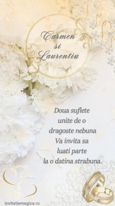 Invitatie video personalizata pentru Nunta cod NUN22