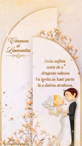 Invitatie video personalizata pentru Nunta cod NUN42