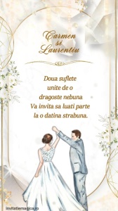 Invitatie video personalizata pentru Nunta cod NUN62