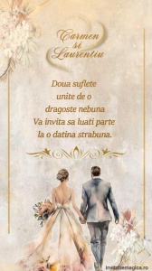 Invitatie video personalizata pentru Nunta cod NUN72