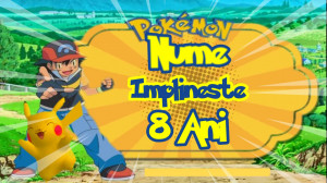 Invitatie video Pokemon, Pikachu cod PO01