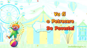 Invitatie Video tematica Circ, Clown, Dresura, Magie cod CIRC02 - Img 5