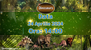 Invitatie Video tematica Dinozauri cod DIN01 - Img 3