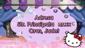 Invitatie Video tematica Hello Kitty cod HK02 - Img 3