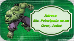 Invitatie Video tematica Hulk cod hulk02 - Img 5