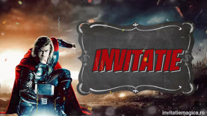Invitatie Video tematica Thor cod THO01