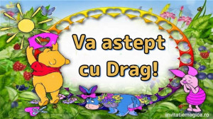 Invitatie Video tematica Winnie the Pooh cod WIN02 - Img 2