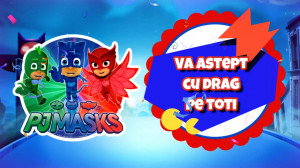 Video invitation with the theme Heroes in Pajamas, PJMasks code EP01 - Img 2