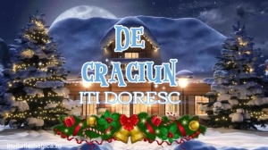 Felicitare cu tematica de Craciun Gratuita sau personalizata CF17
