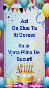 Felicitare Video cu tematica Baloane BALM09