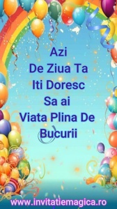 Felicitare Video cu tematica Baloane BALM18