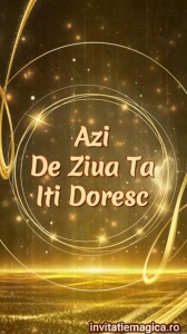 Felicitare video personalizata cu elemente AURII FELA25