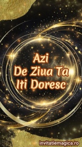 Felicitare video personalizata cu elemente AURII FELA55