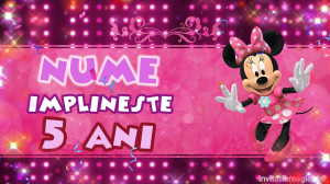 Invitatie Minnie MI2