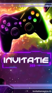 Invitatie Video Gaming cod GM04
