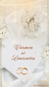 Invitatie video personalizata pentru Nunta cod NUN14