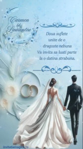 Invitatie video personalizata pentru Nunta cod NUN33